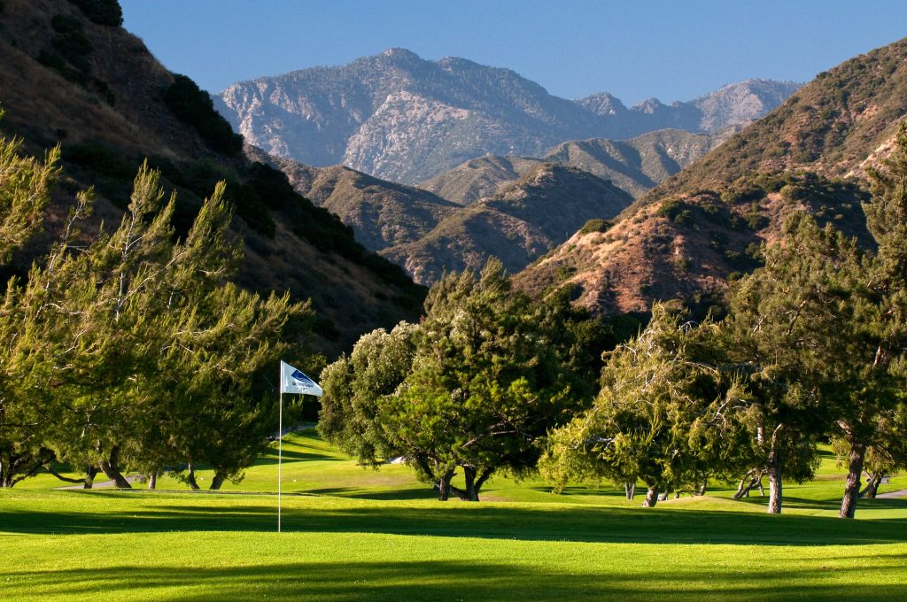 San Dimas Golf Course, AGC,San Dimas, CA.Hole #2, 145 yd. Par 91773.Architect: Dan Murray